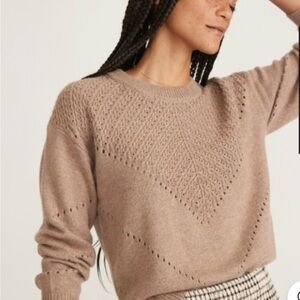 Marine Layer Olivia Crewneck Sweater Medium